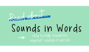 sounds in words